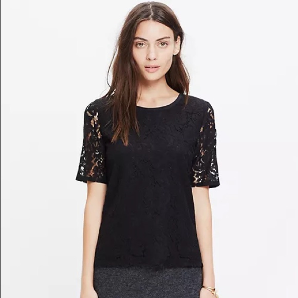Madewell Lace Refined Tee